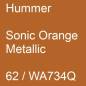 Preview: Hummer, Sonic Orange Metallic, 62 / WA734Q.